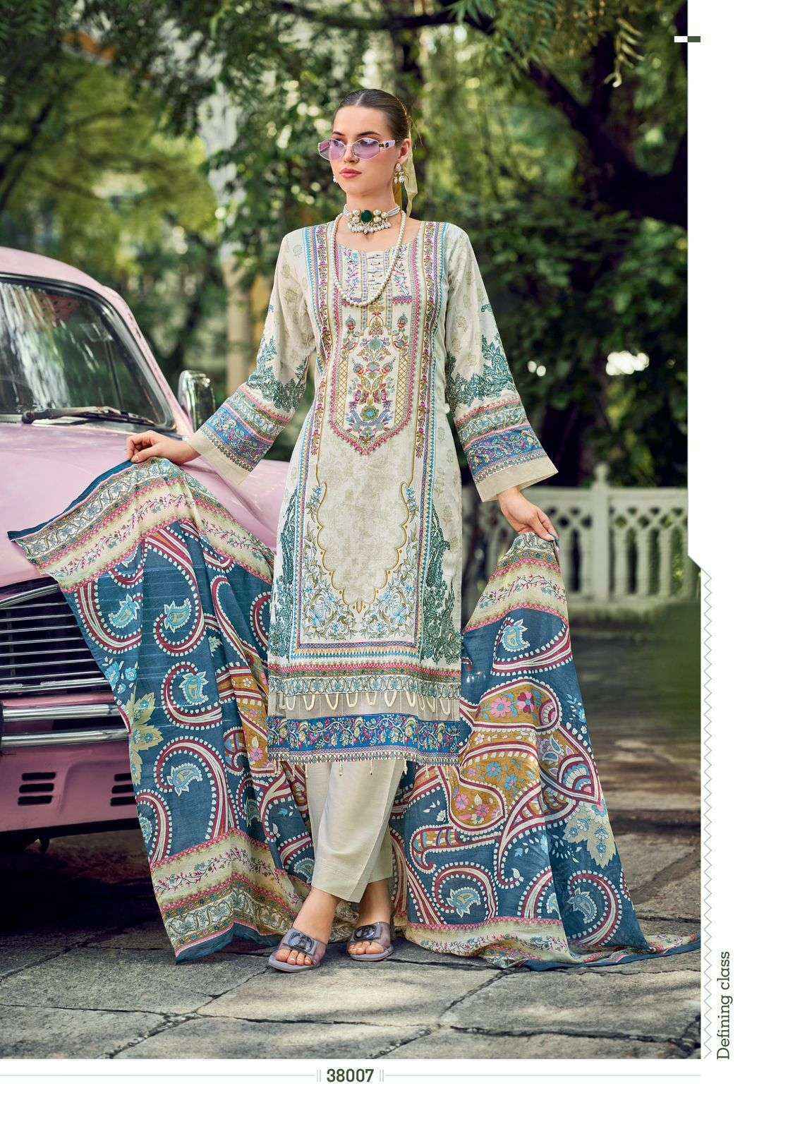 Ishaal Prints Gulmohar Vol 38 Lawn Cotton Dress Material Wholesale Surat ( 10 Pc Catalouge )