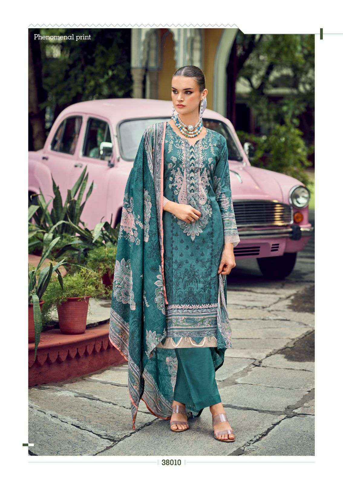 Ishaal Prints Gulmohar Vol 38 Lawn Cotton Dress Material Wholesale Surat ( 10 Pc Catalouge )