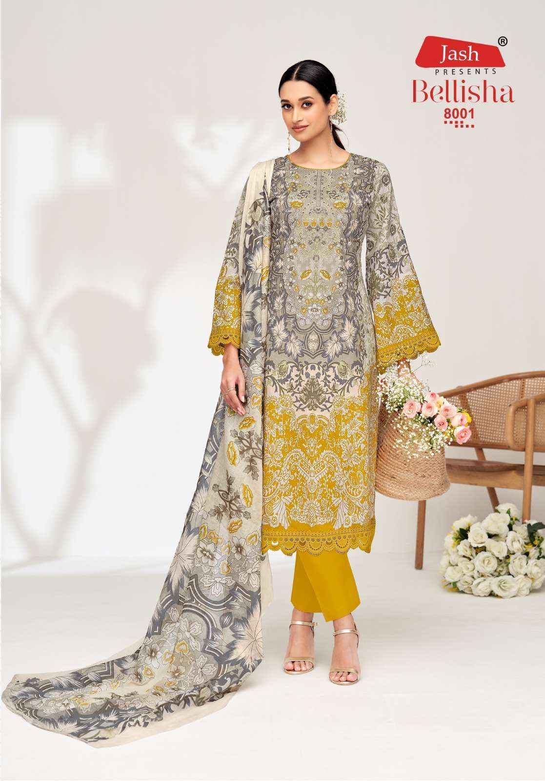 Jash Belliza Vol 8 Cotton Dress Material Wholesale Price ( 10 Pcs Catalog )