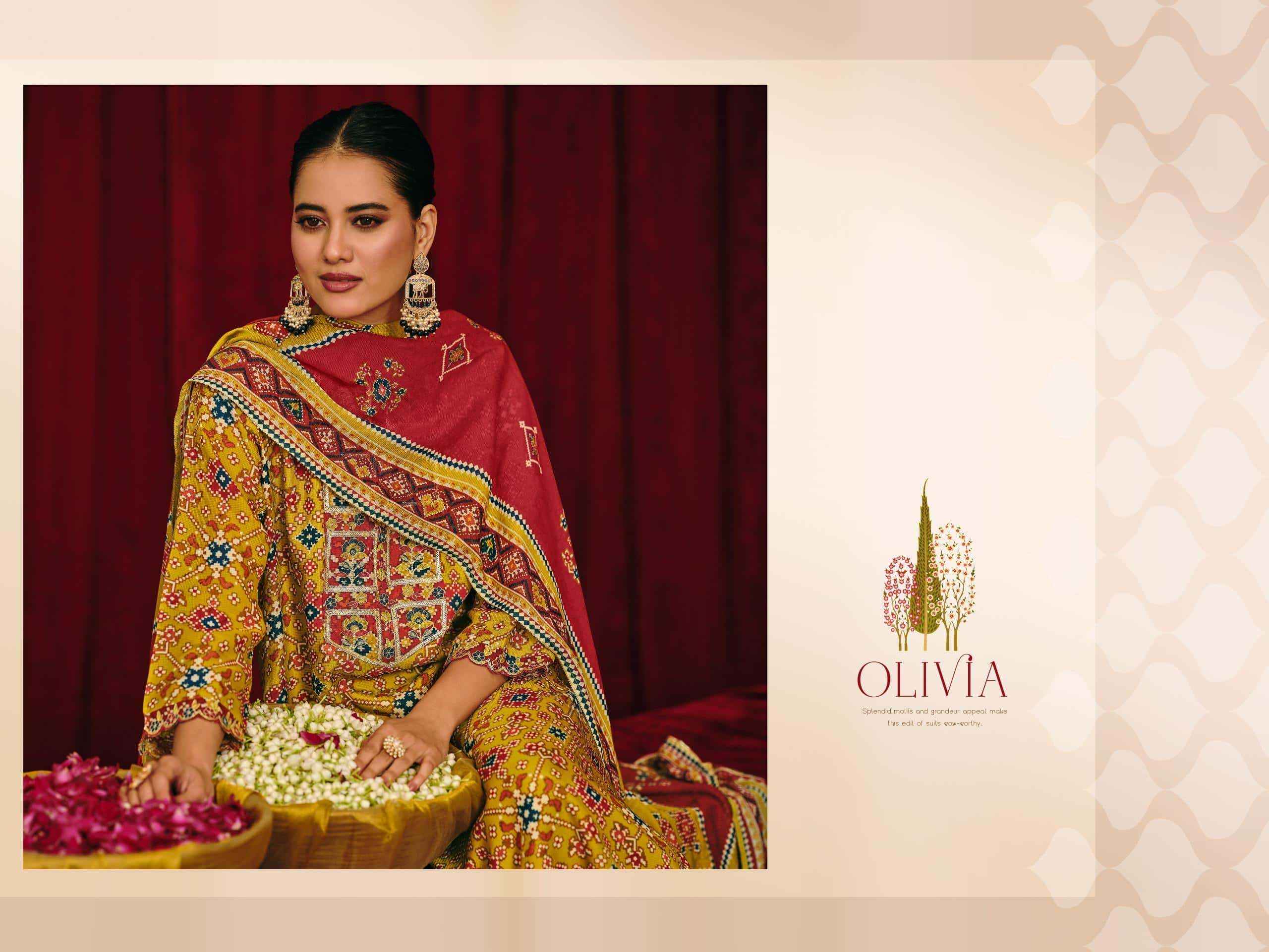 Jay Vijay Olivia 3258 Digital Printed Latest Muslin Dress Wholesale Price ( 4 Pcs Catalog )