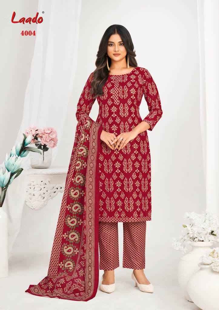 Laado Nargis Vol 4 Readymade Cotton Dress Wholesale Price ( 10 Pcs Catalog )