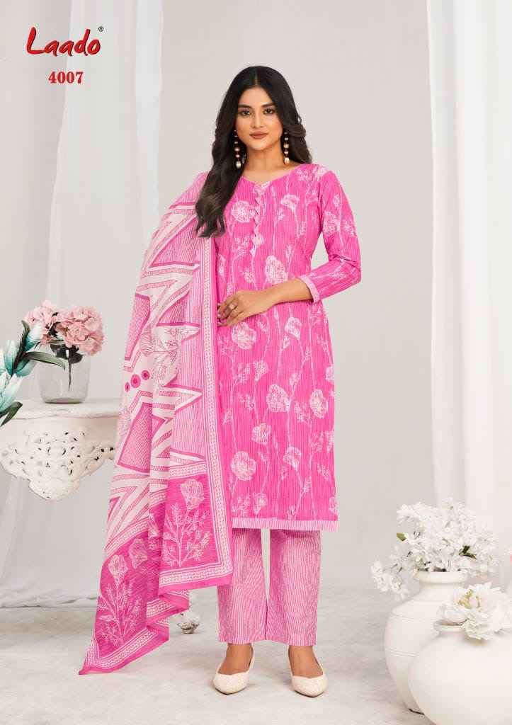 Laado Nargis Vol 4 Readymade Cotton Dress Wholesale Price ( 10 Pcs Catalog )