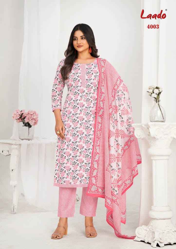Laado Nargis Vol 4 Readymade Cotton Dress Wholesale Price ( 10 Pcs Catalog )