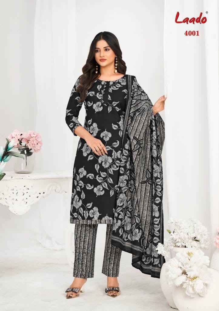 Laado Nargis Vol 4 Readymade Cotton Dress Wholesale Price ( 10 Pcs Catalog )