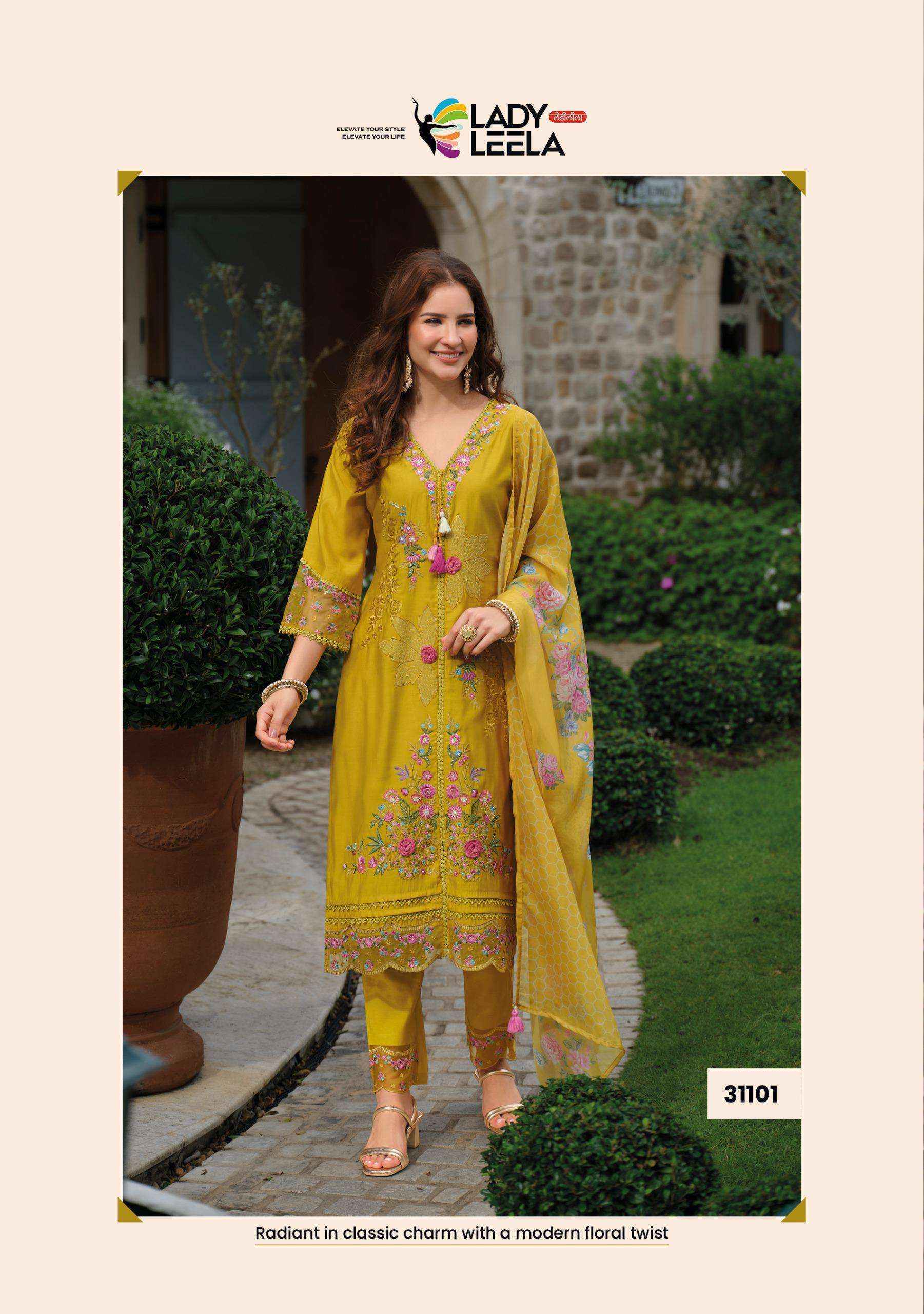 Lady Leela Zoya Viscose Silk Kurti Combo Set Wholesale Price ( 4 Pcs Catalog )