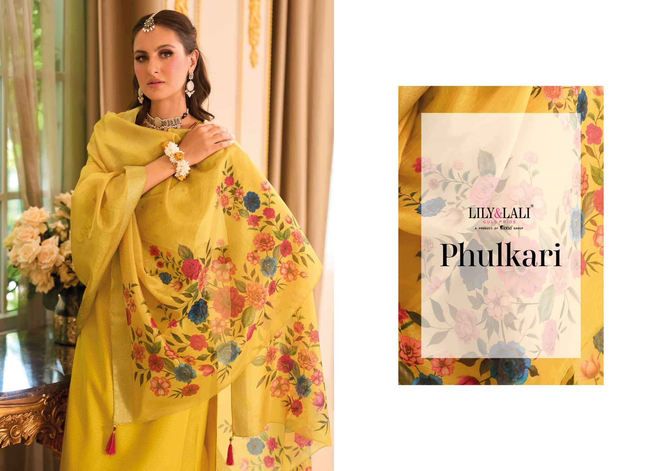 Lily And Lali Phulkari Designer Straight 3 Piece Suit Wholesale Price ( 4 Pcs Catalog )