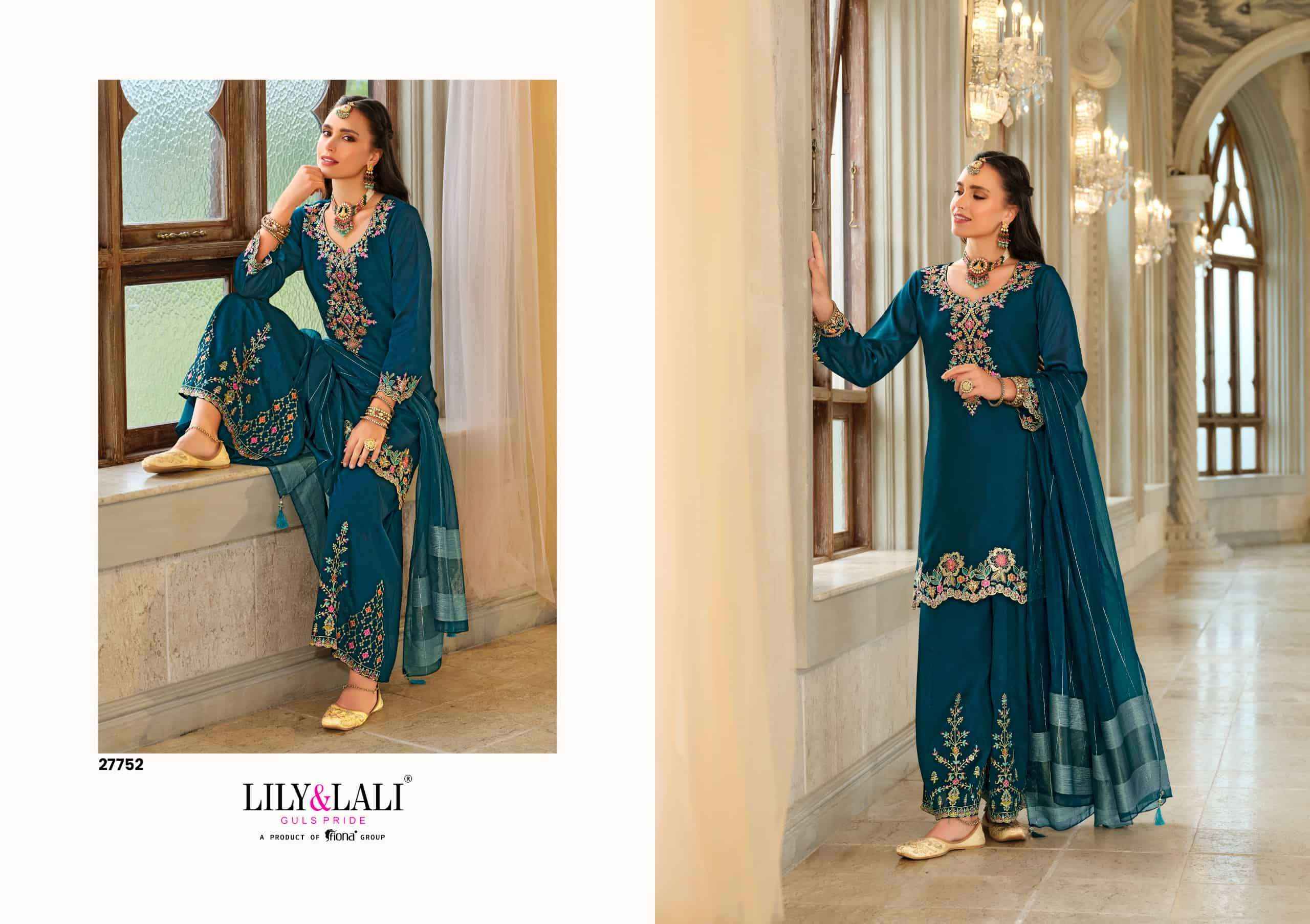 Lily And Lali Tara Partywear Designer Readymade Suit Wholesale Price ( 4 Pcs Catalogue )