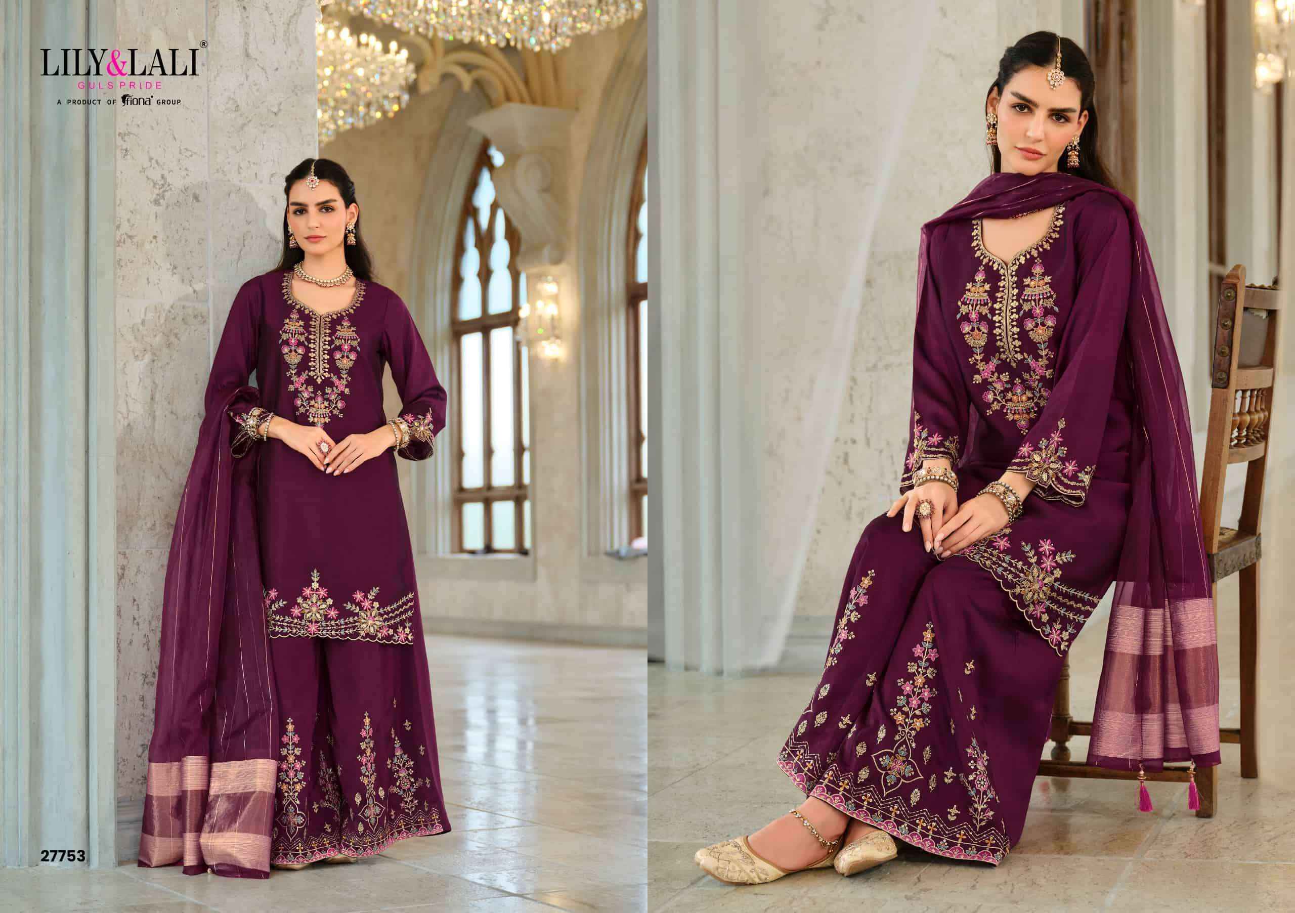 Lily And Lali Tara Partywear Designer Readymade Suit Wholesale Price ( 4 Pcs Catalogue )