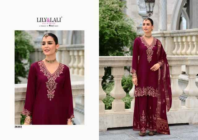 Lily & Lali Suhagini Readymade Silk Suit Collection ( 4 Pcs Catalog )