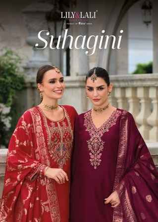 Lily & Lali Suhagini Readymade Silk Suit Collection ( 4 Pcs Catalog )