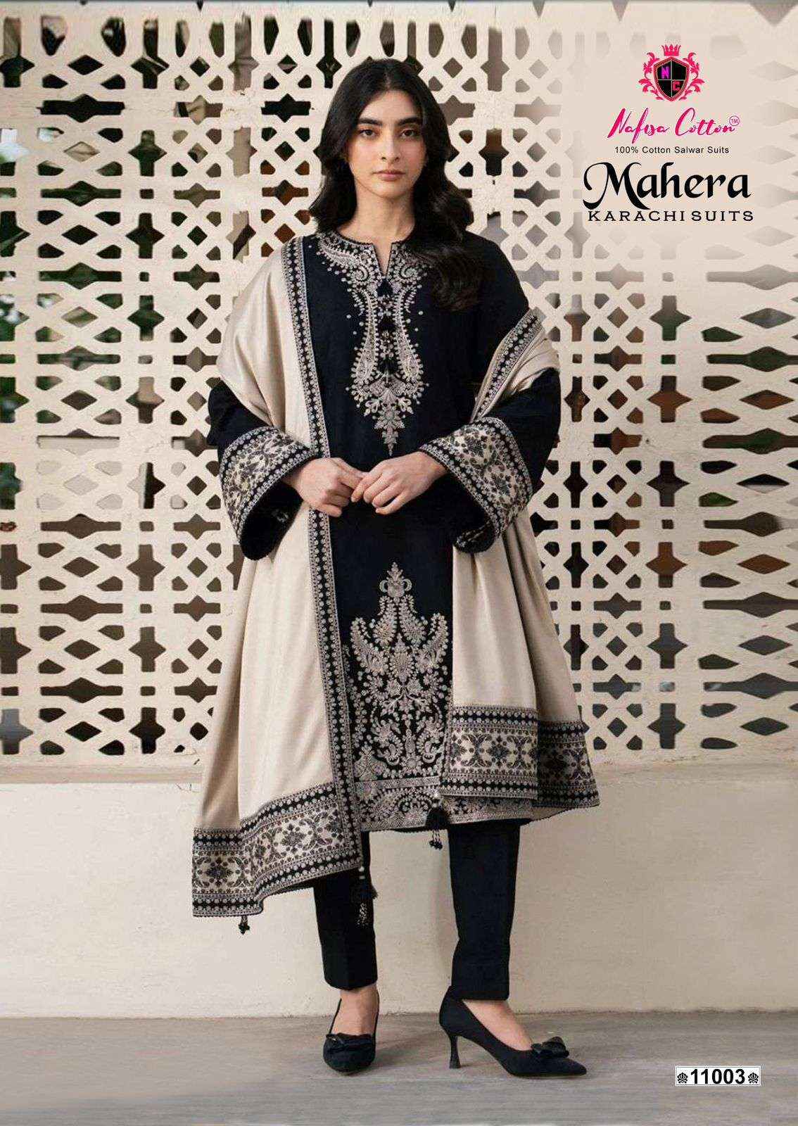Nafisa Cotton Mahera Vol 11 Designer Printed Cotton Dress Material Wholesale Price ( 6 Pcs Catalog )