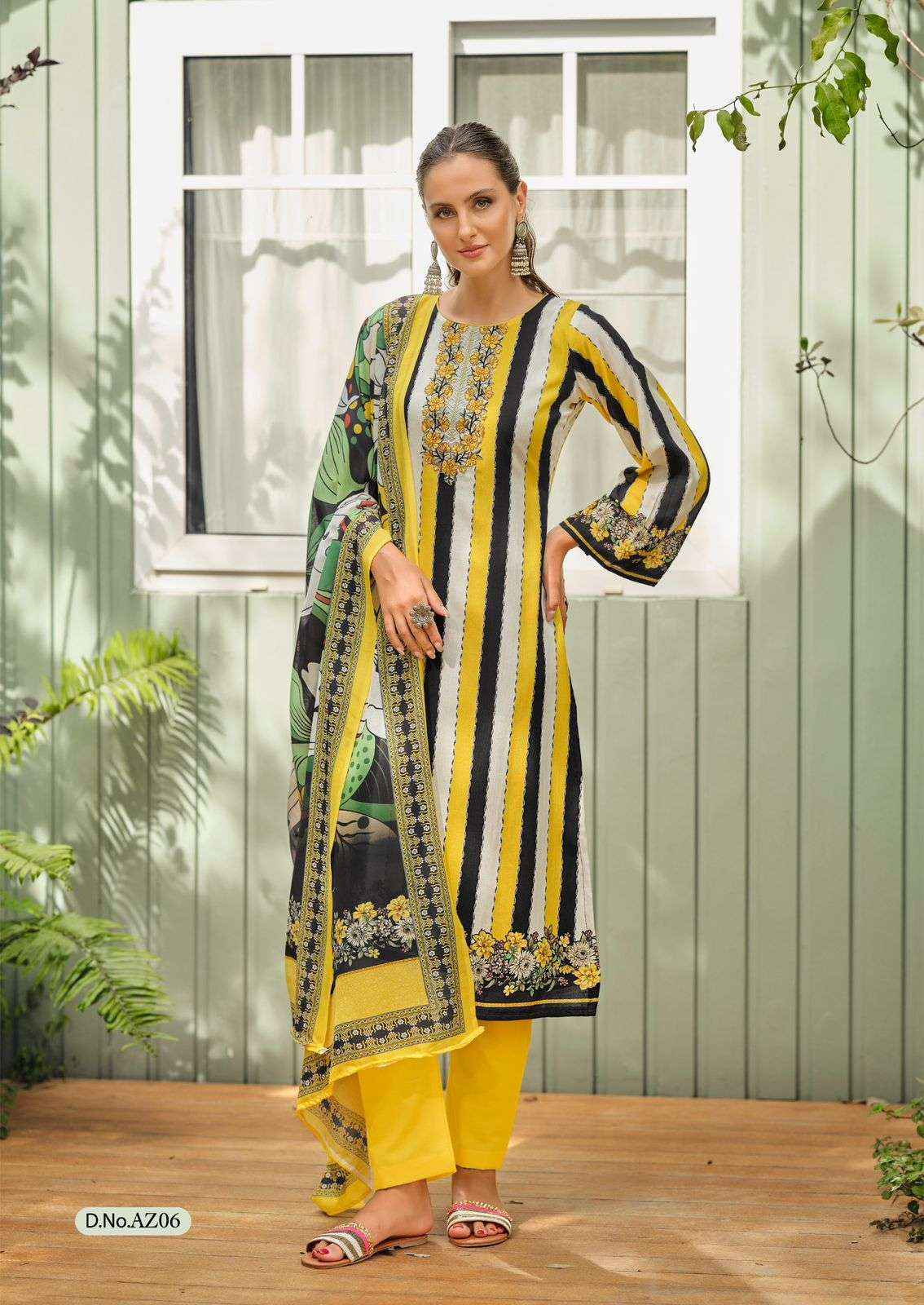 Nisanka Azaa Digital Printed Pure Jam Satin Dress Wholesale Price ( 6 Pcs Catalog )