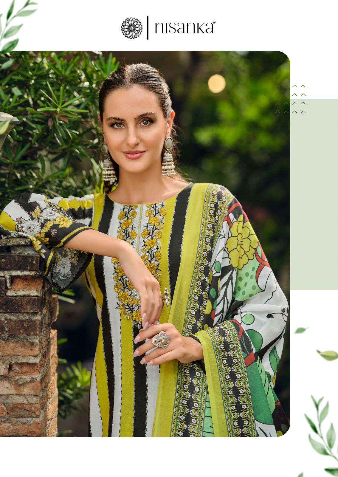 Nisanka Azaa Digital Printed Pure Jam Satin Dress Wholesale Price ( 6 Pcs Catalog )