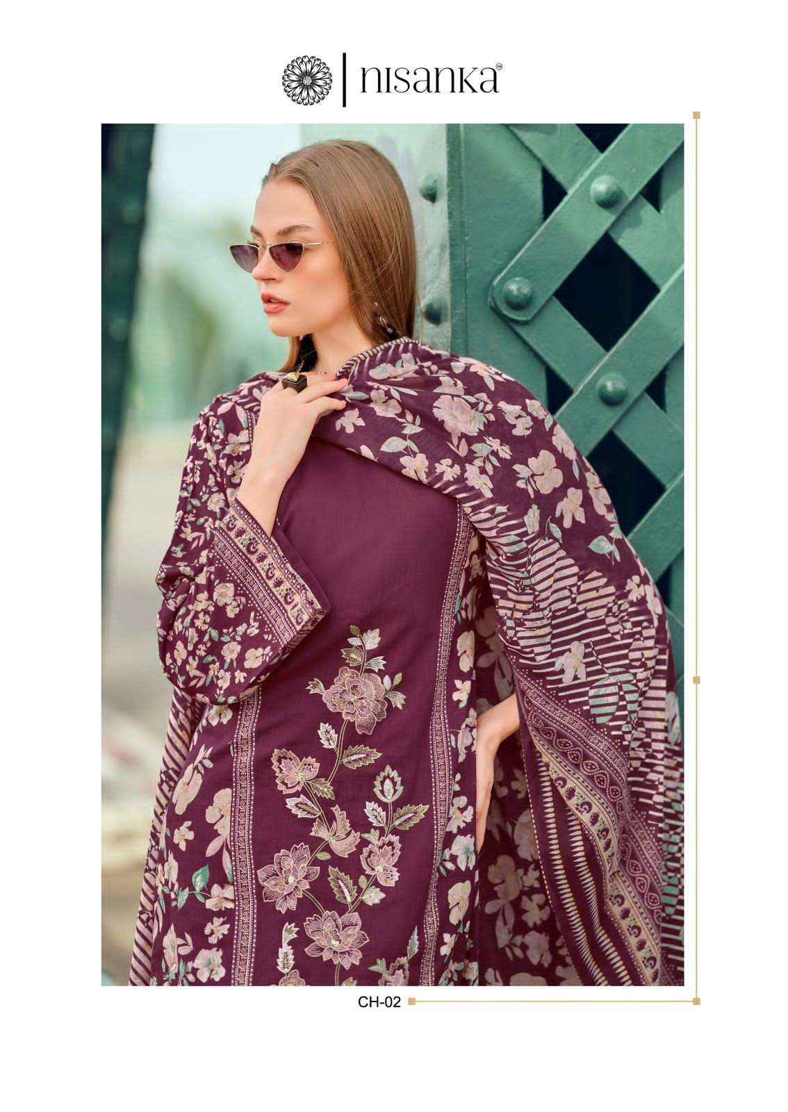 Nisanka Cashmere Vol 2 Exclusive Pure Viscose Lawn Suit Latest Collection Wholesale Price ( 6 Pcs Catalog )