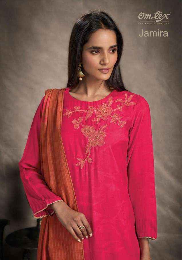 Omtex Jamira Exclusive Fancy Salwar Kameez Wholesale Price ( 3 Pcs Catalog )
