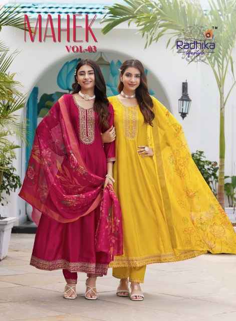 Ossm Mahek Vol 3 Vichitra Silk Readymade Suit Wholesale Price ( 6 pcs Catalogue )