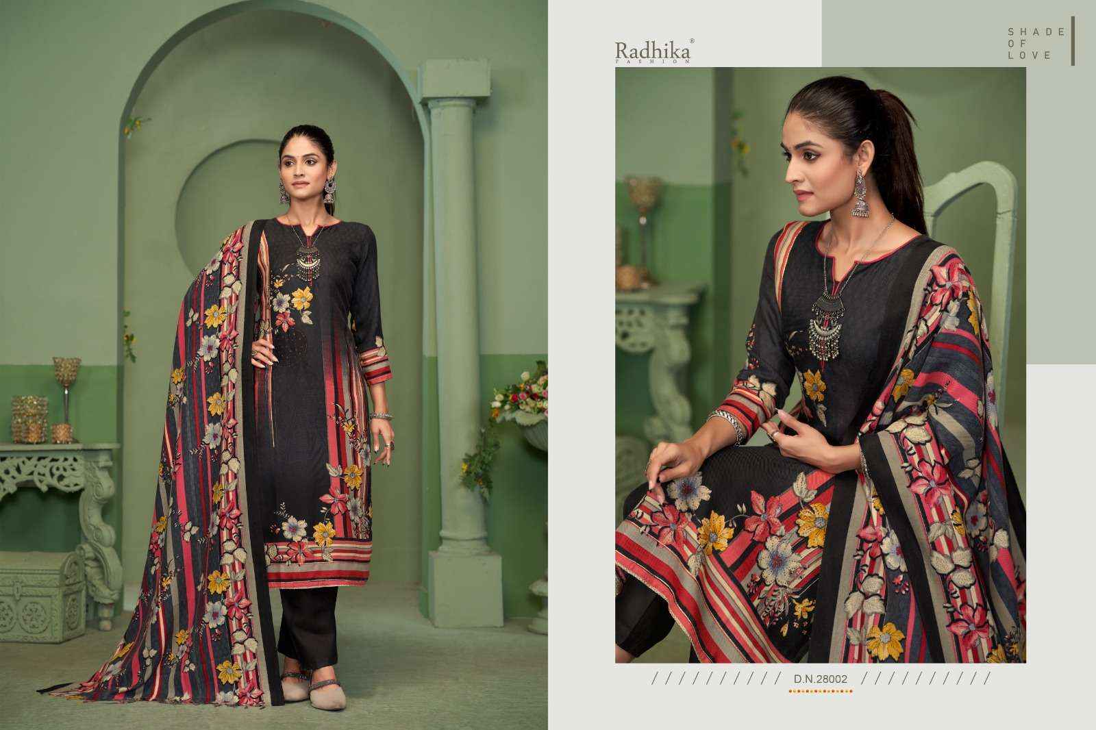 Radhika Sumyra Mishba Winter Wear Ladies Dress Material Wholesale Price ( 5 Pcs catalog )