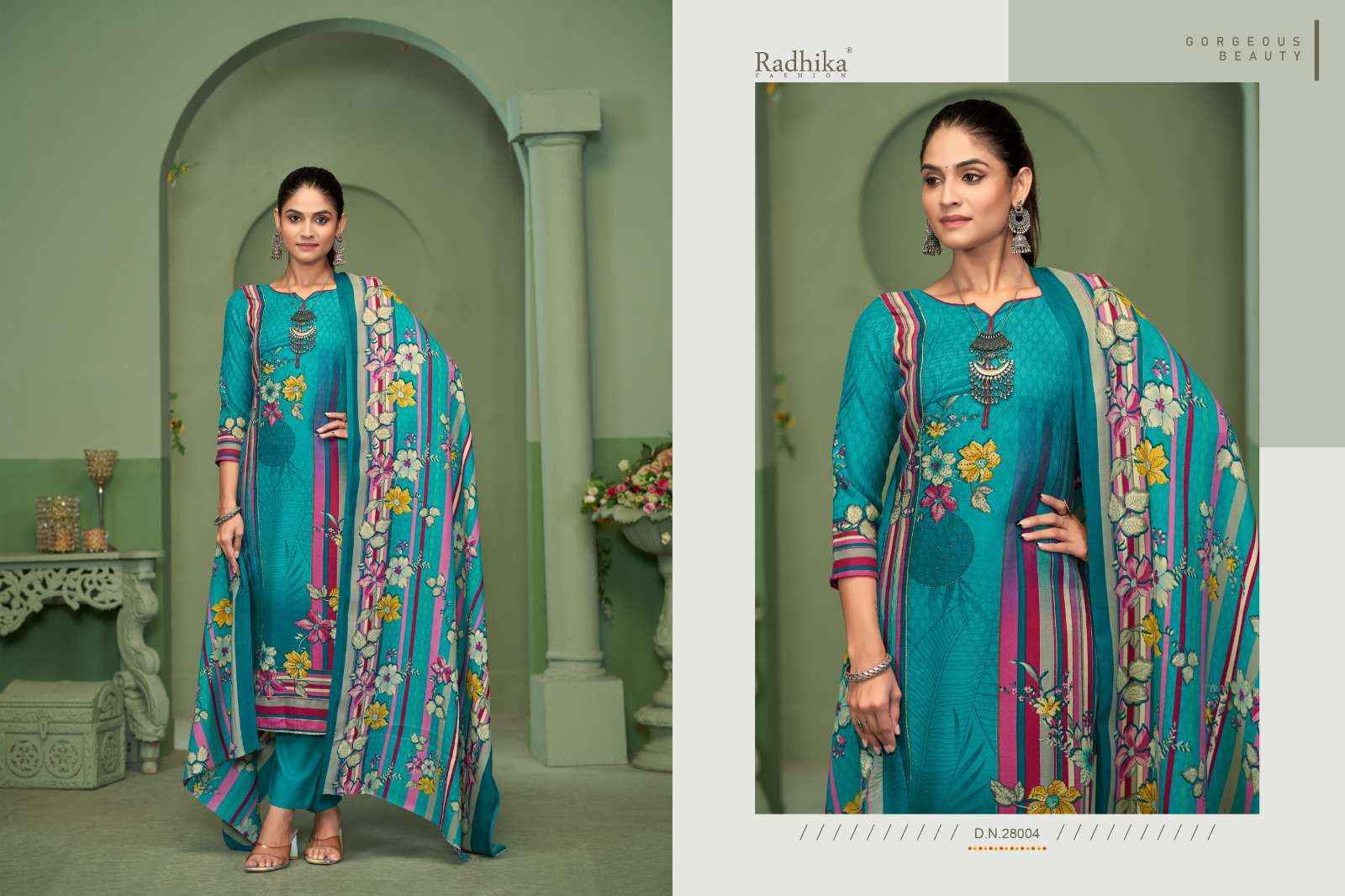 Radhika Sumyra Mishba Winter Wear Ladies Dress Material Wholesale Price ( 5 Pcs catalog )