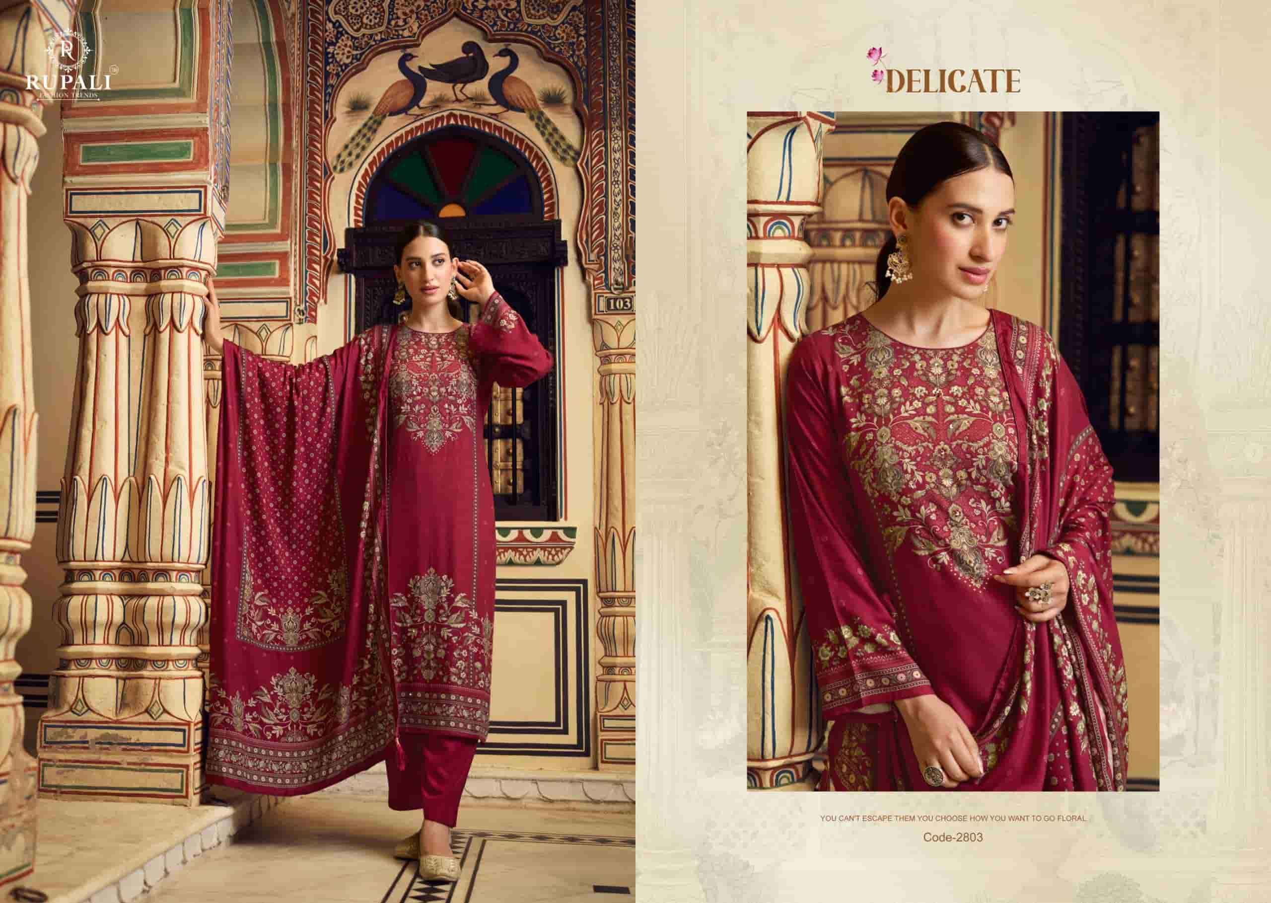 Rupali Fashion Pratibha Digital Printed Fancy Pashmina Suit Collection Wholesale Price ( 4 Pcs Catalog )