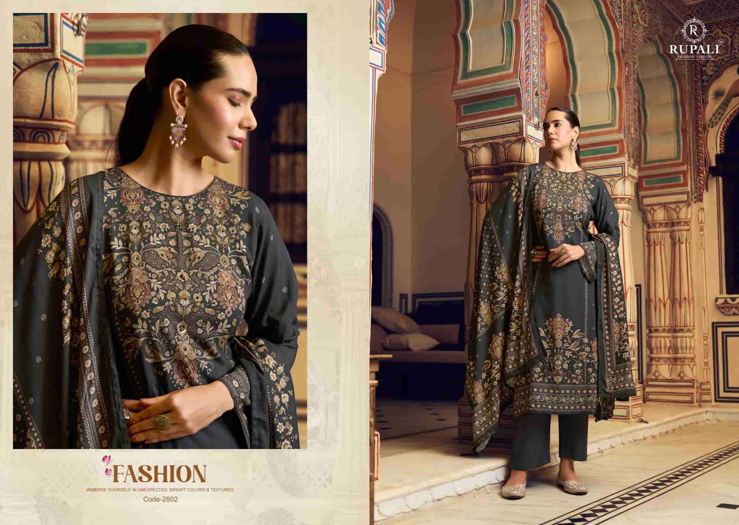 Rupali Fashion Pratibha Digital Printed Fancy Pashmina Suit Collection Wholesale Price ( 4 Pcs Catalog )