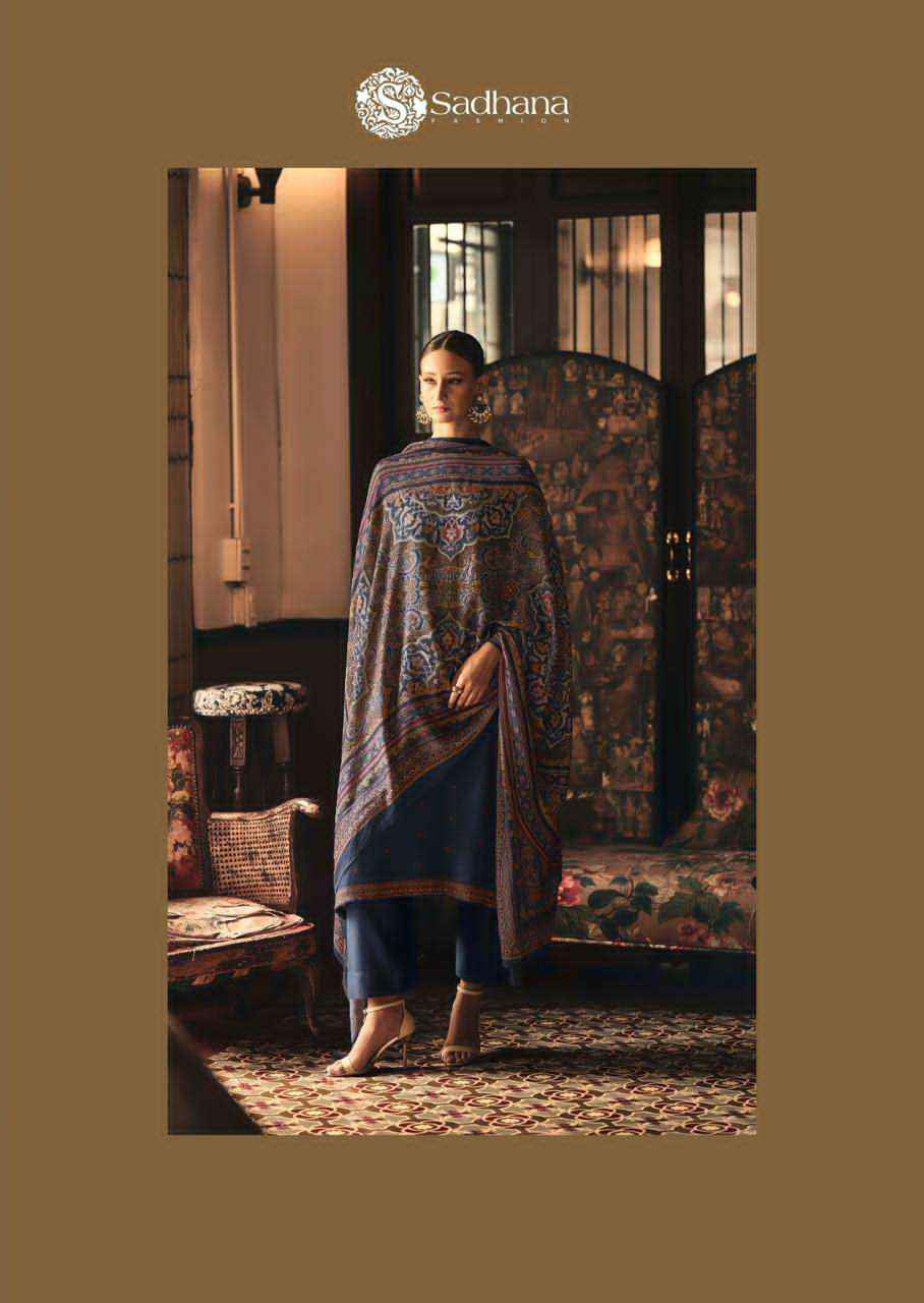 Sadhana Luna Winter Collection Fancy Ladies Dress  Material Wholesale Price ( 6 Pcs Catalog )