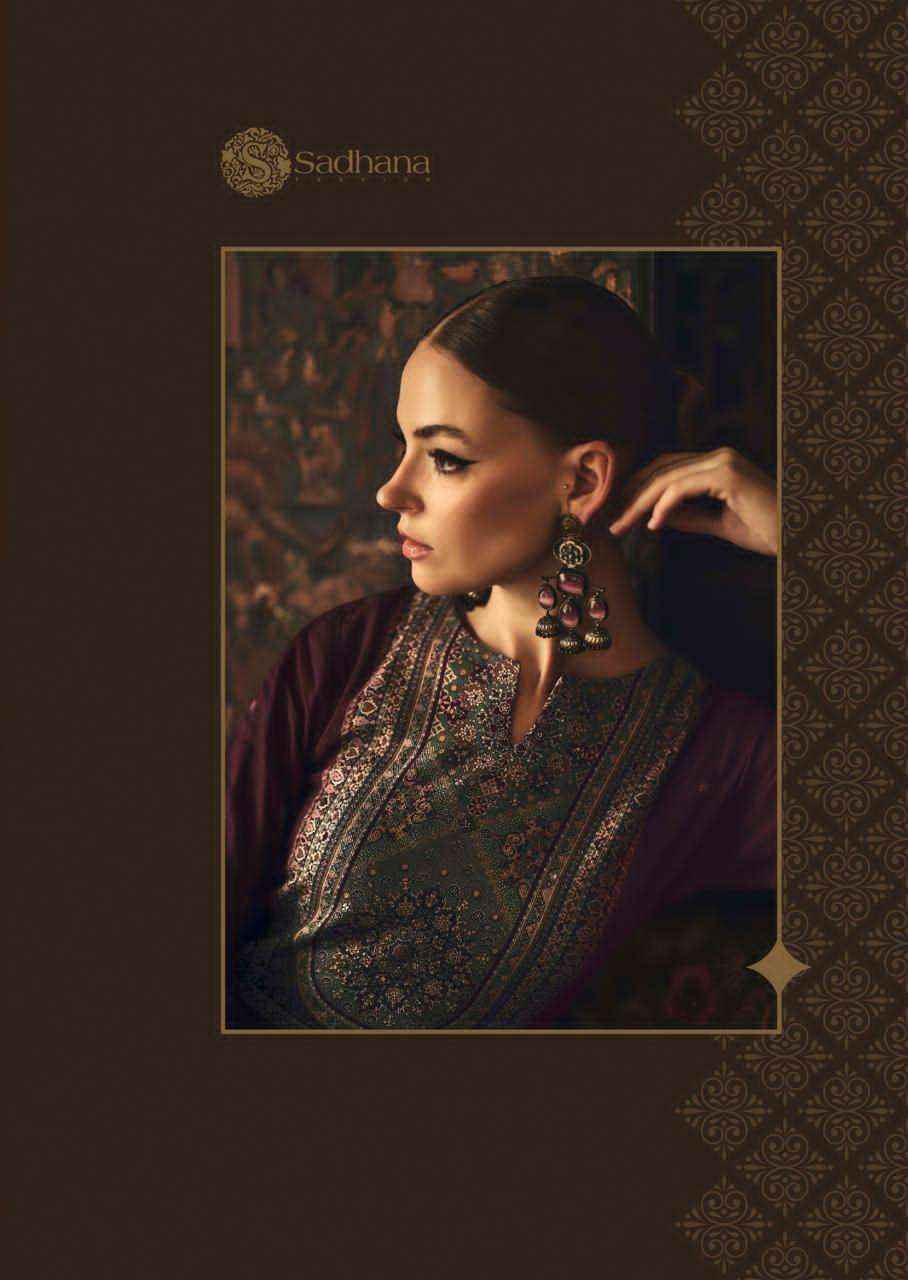 Sadhana Luna Winter Collection Fancy Ladies Dress  Material Wholesale Price ( 6 Pcs Catalog )