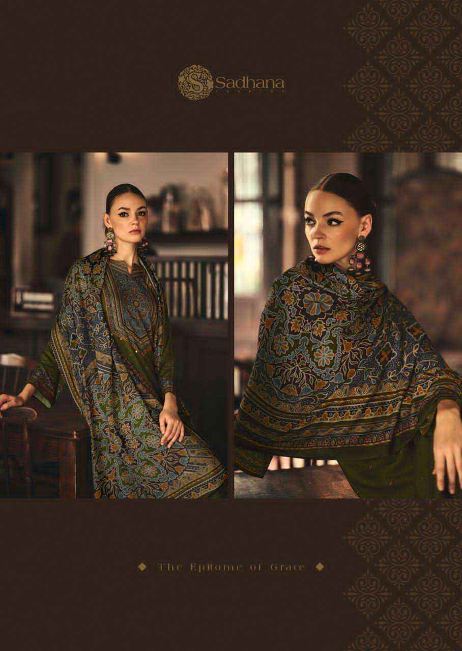 Sadhana Luna Winter Collection Fancy Ladies Dress  Material Wholesale Price ( 6 Pcs Catalog )