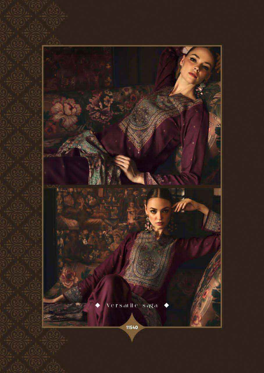 Sadhana Luna Winter Collection Fancy Ladies Dress  Material Wholesale Price ( 6 Pcs Catalog )