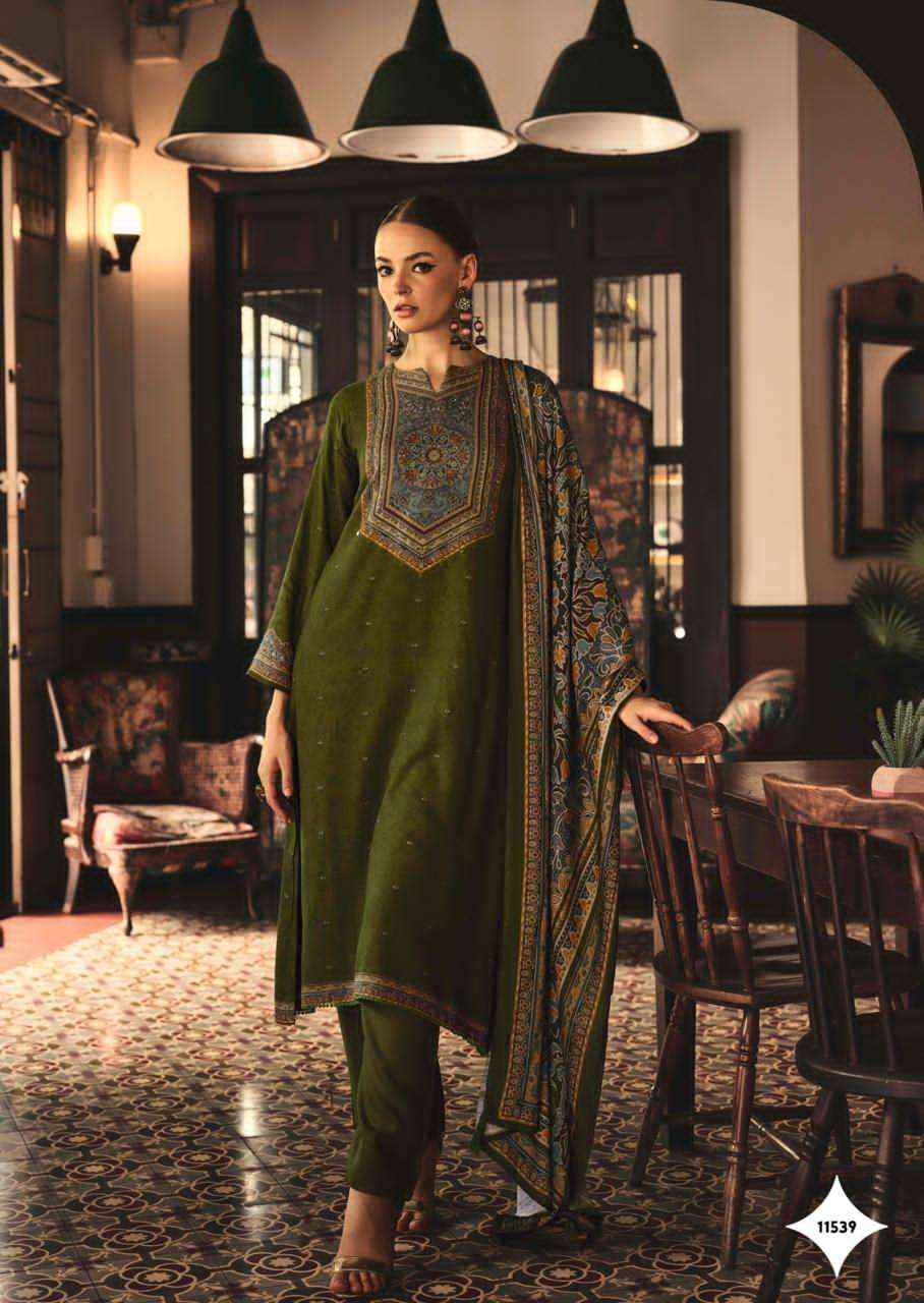 Sadhana Luna Winter Collection Fancy Ladies Dress  Material Wholesale Price ( 6 Pcs Catalog )