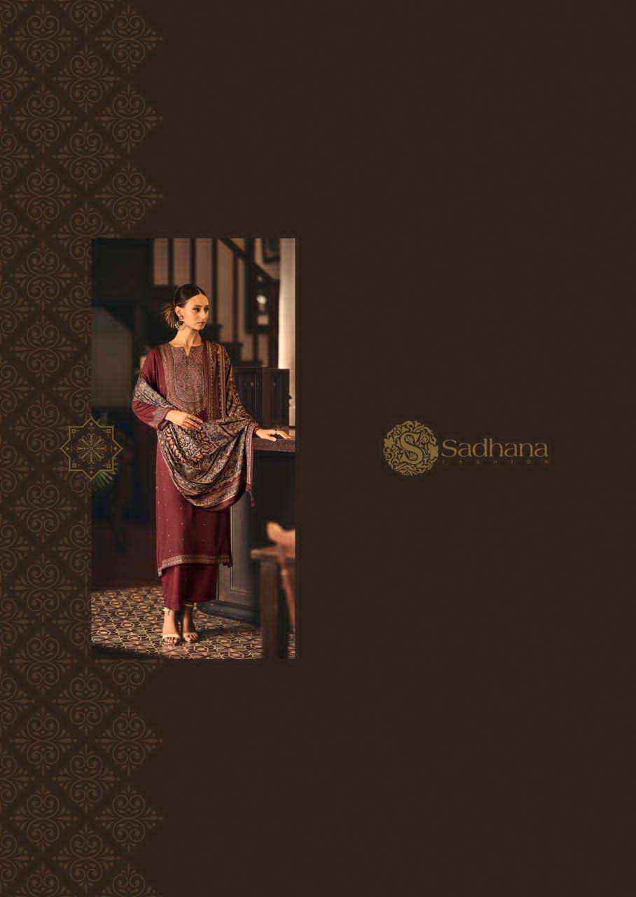 Sadhana Luna Winter Collection Fancy Ladies Dress  Material Wholesale Price ( 6 Pcs Catalog )