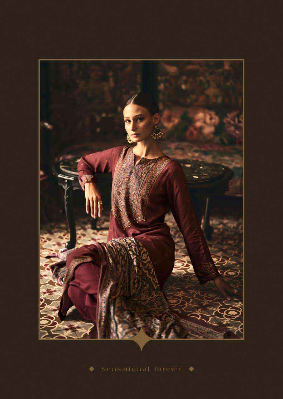 Sadhana Luna Winter Collection Fancy Ladies Dress  Material Wholesale Price ( 6 Pcs Catalog )