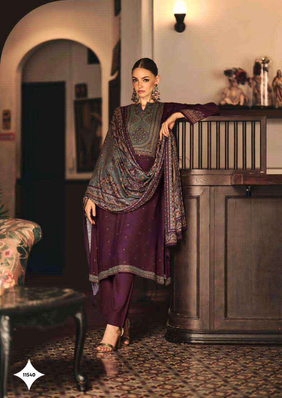 Sadhana Luna Winter Collection Fancy Ladies Dress  Material Wholesale Price ( 6 Pcs Catalog )