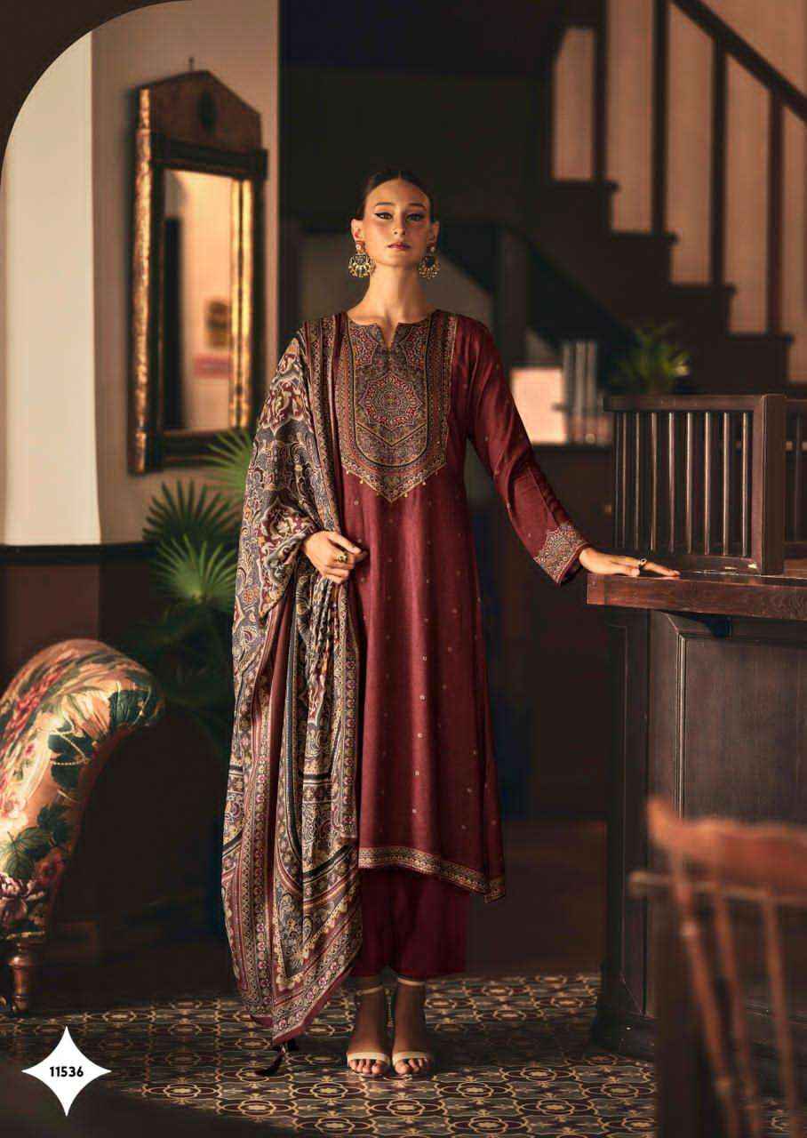 Sadhana Luna Winter Collection Fancy Ladies Dress  Material Wholesale Price ( 6 Pcs Catalog )