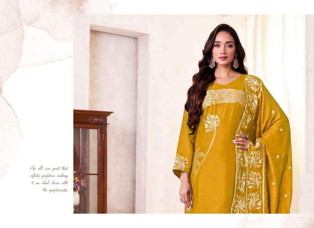 Tanishk Zeya Pure Muslin Jacquard Designer Dress Material Wholesale Price ( 4 Pcs catalog )