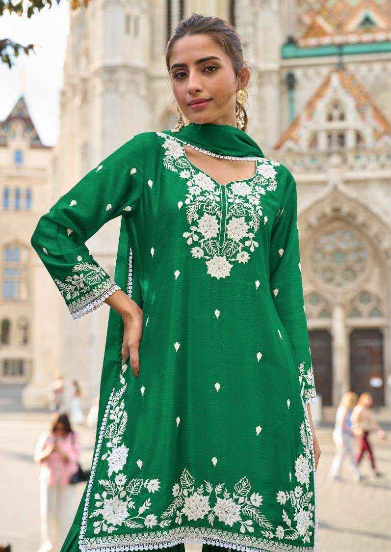 Vamika Anamika Vol 3 Latest Style Sharara Suit Wholesale Price ( 5 Pcs Catalog )