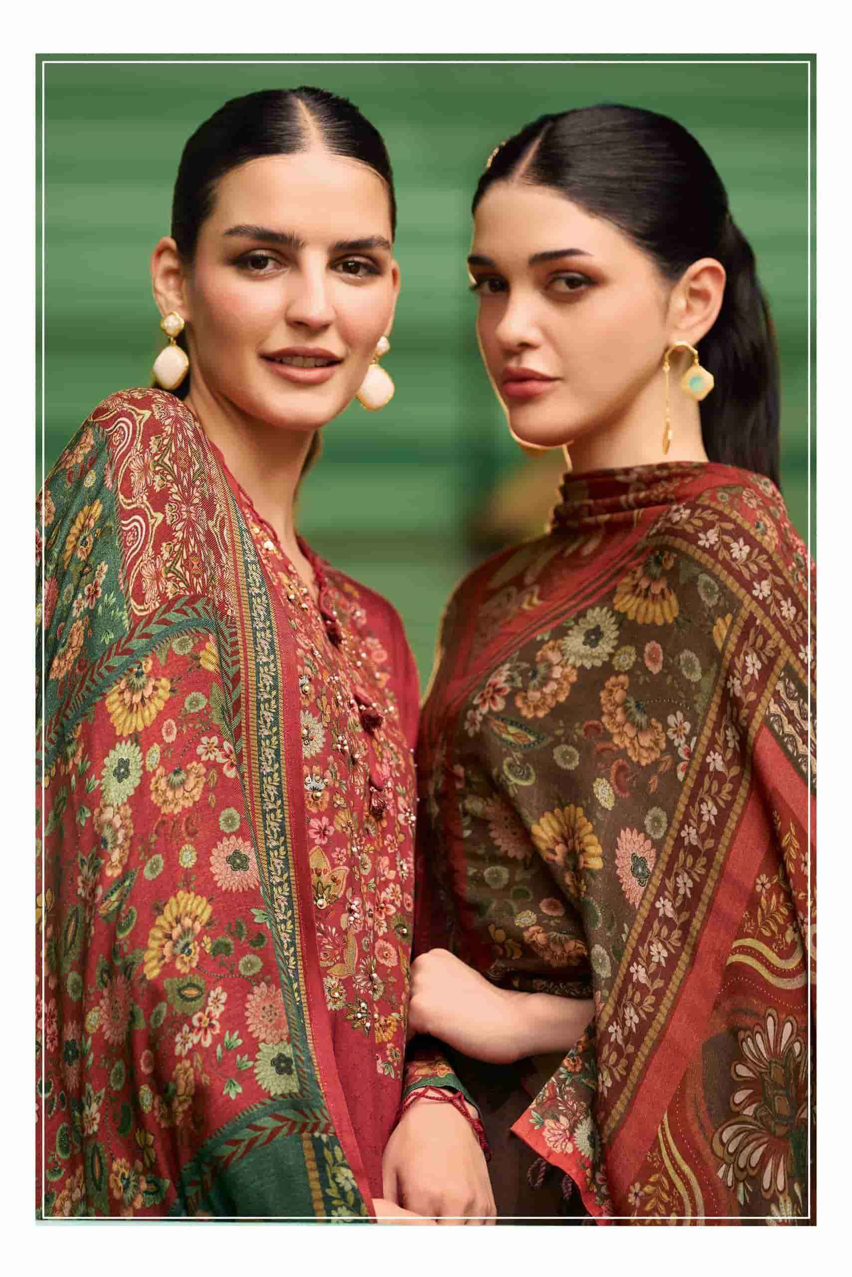 Varsha Bahaar Digital Printed Winter Wear Pashmina Suit Wholesale Price ( 4 Pcs Catalog )