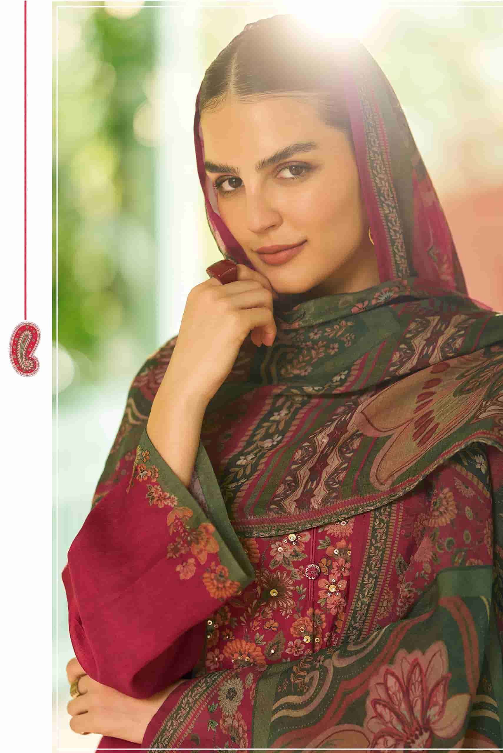 Varsha Bahaar Digital Printed Winter Wear Pashmina Suit Wholesale Price ( 4 Pcs Catalog )