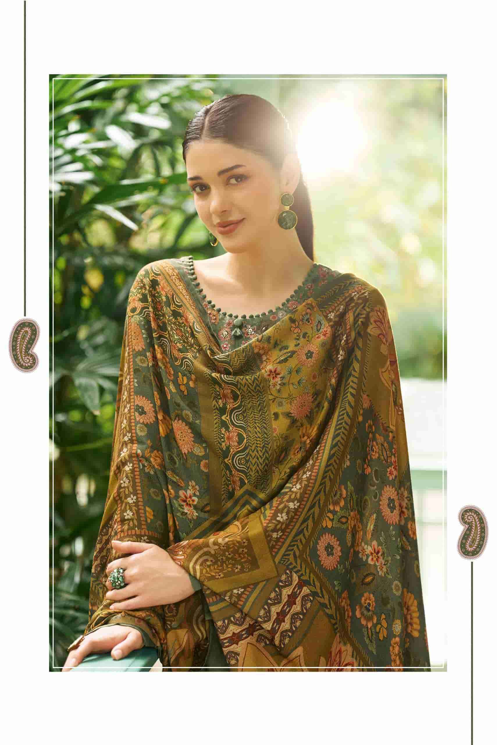 Varsha Bahaar Digital Printed Winter Wear Pashmina Suit Wholesale Price ( 4 Pcs Catalog )