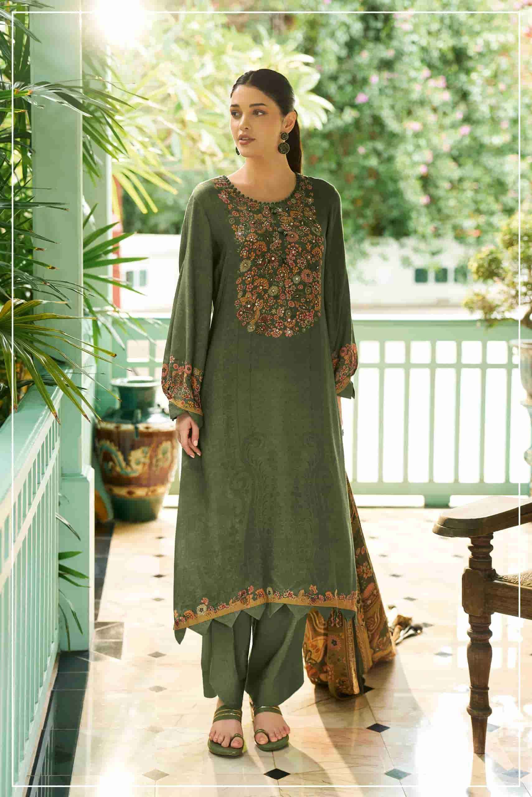 Varsha Bahaar Digital Printed Winter Wear Pashmina Suit Wholesale Price ( 4 Pcs Catalog )