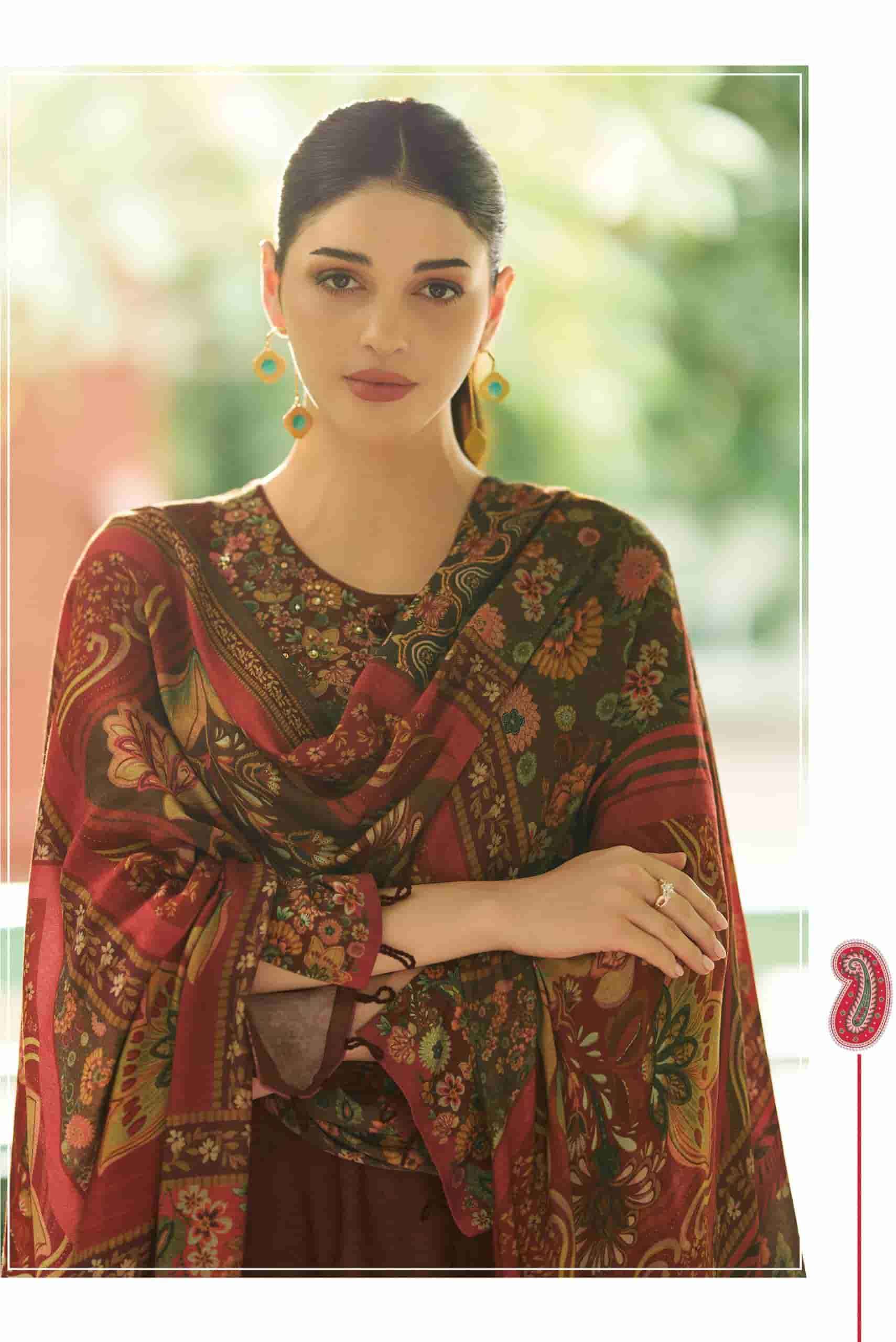 Varsha Bahaar Digital Printed Winter Wear Pashmina Suit Wholesale Price ( 4 Pcs Catalog )