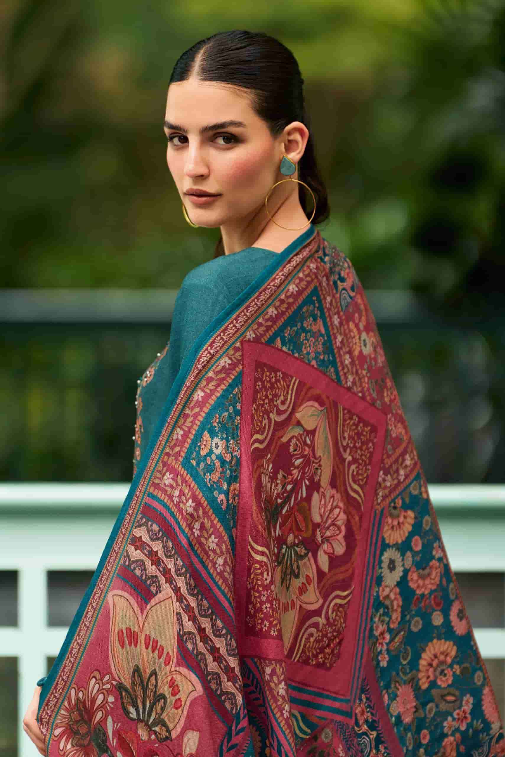 Varsha Bahaar Digital Printed Winter Wear Pashmina Suit Wholesale Price ( 4 Pcs Catalog )