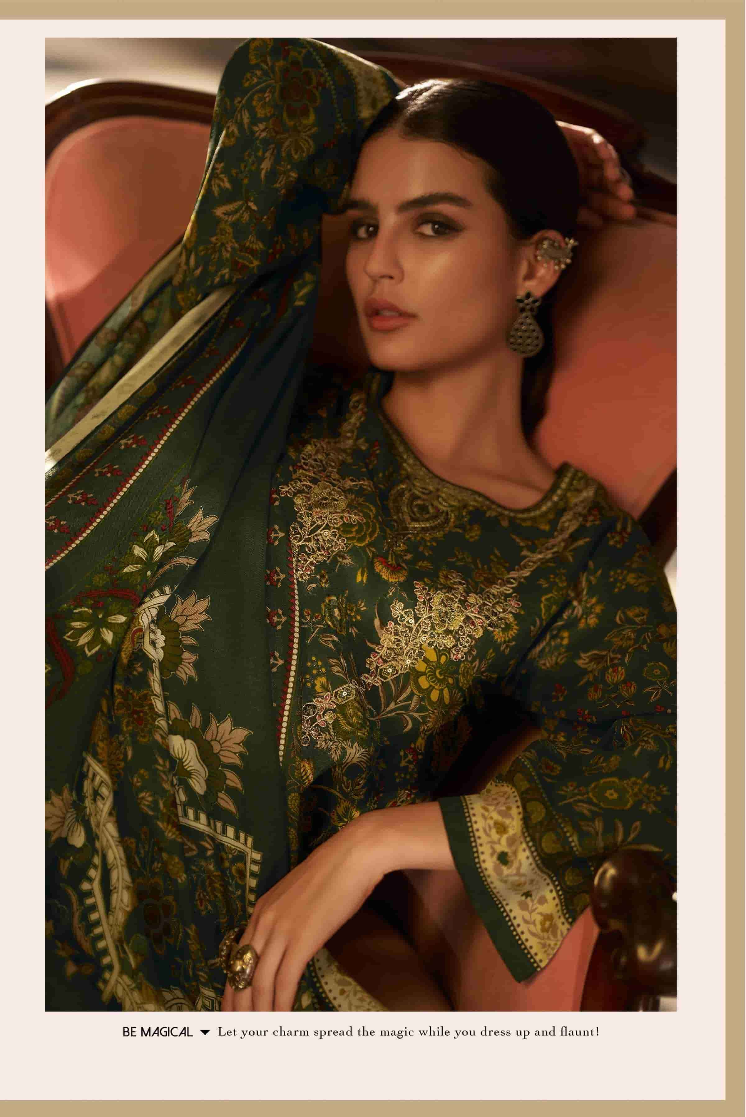 Varsha Magnolia Winter Collection Viscose Pashmina Ladies Suit Wholesale Price ( 4 Pcs Catalog )