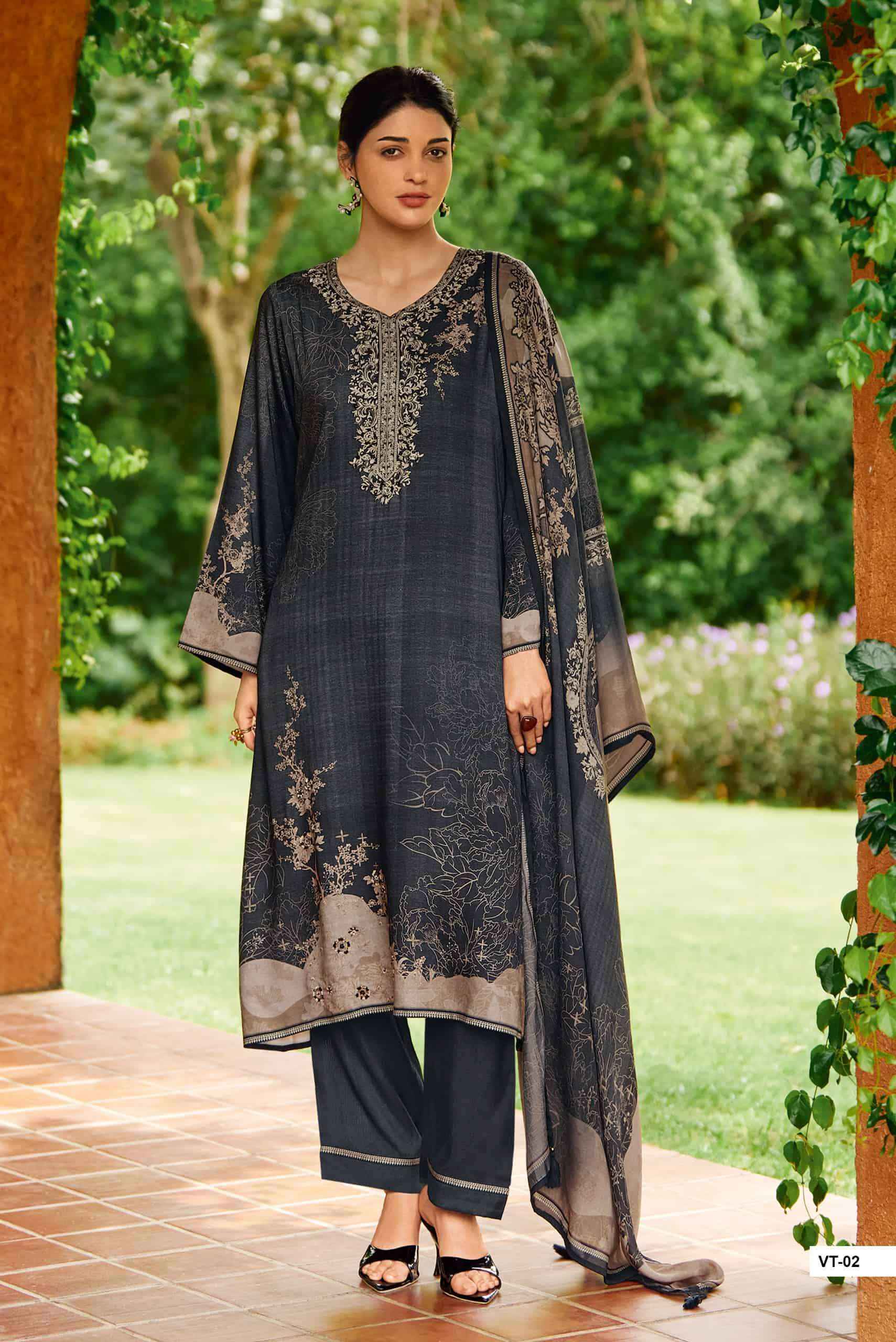 Varsha Valentina Exclusive Muslin Digital Printed Suit Wholesale Price ( 4 Pcs Catalog )