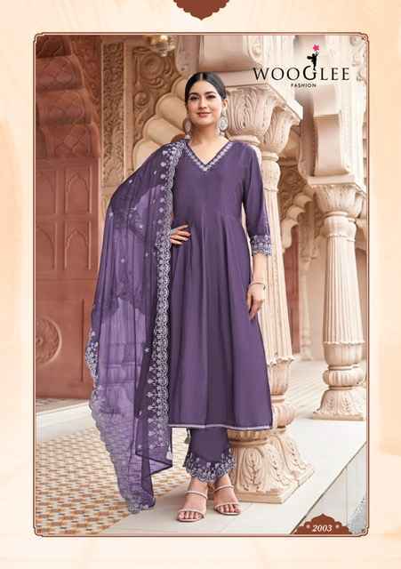 Wooglee Mirza Viscose Weaving Kurti Combo Collection Wholesale Price ( 4 Pcs Catalog )