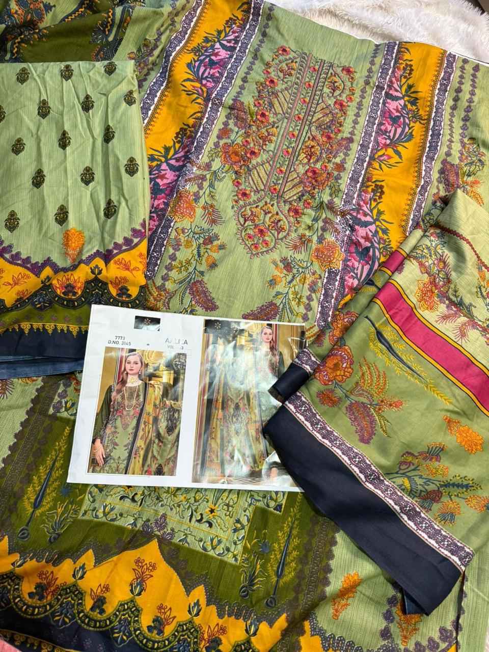 AALIZ PRINTS AALIZA NX COTTON EMBROIDEERY PAKISTANI SUITS ( 8 PCS CATALOGUE )