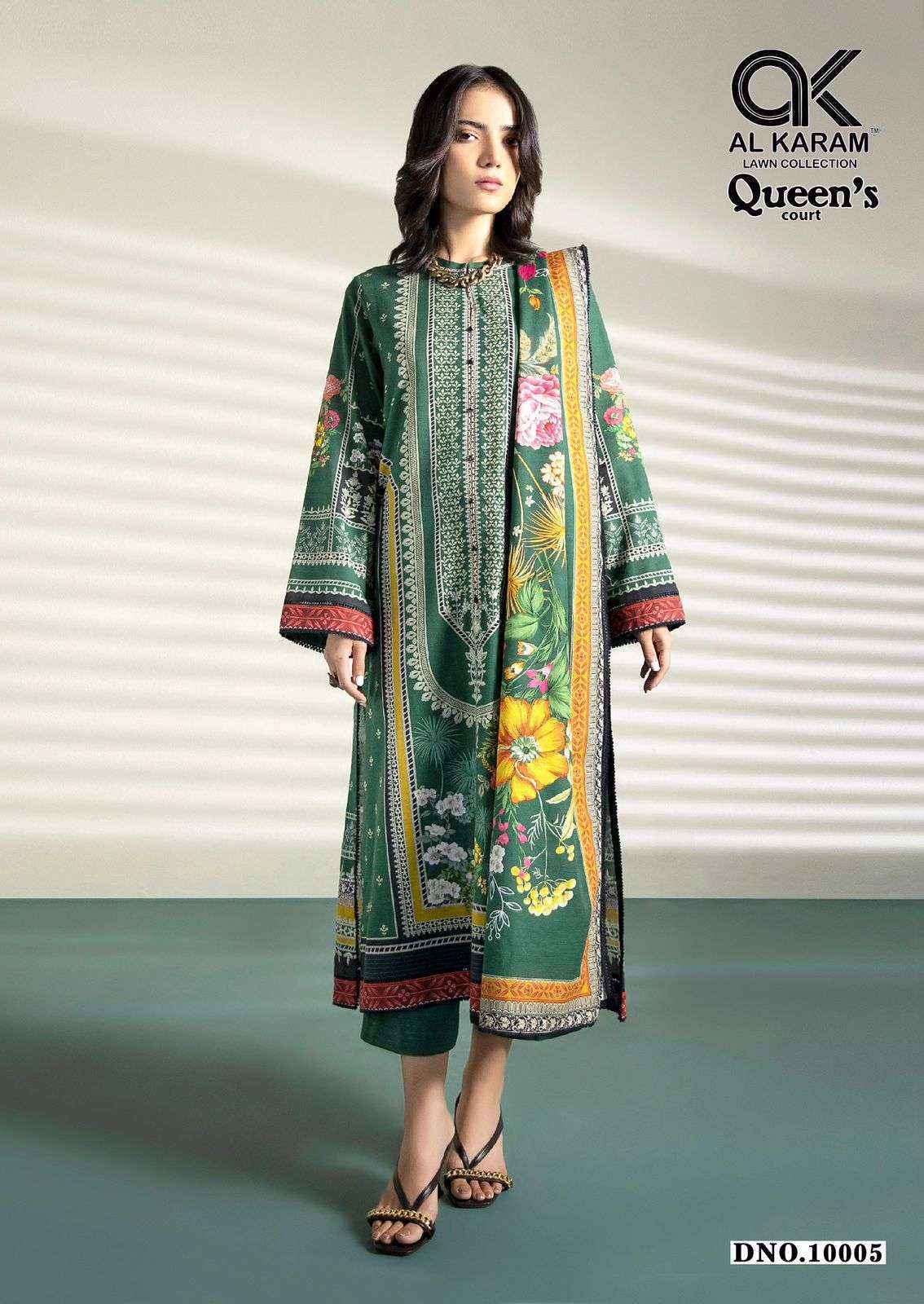 Al Karam Queens Court Vol 10 Cotton Dress Material Wholesale Price ( 6 Pcs Catalog )