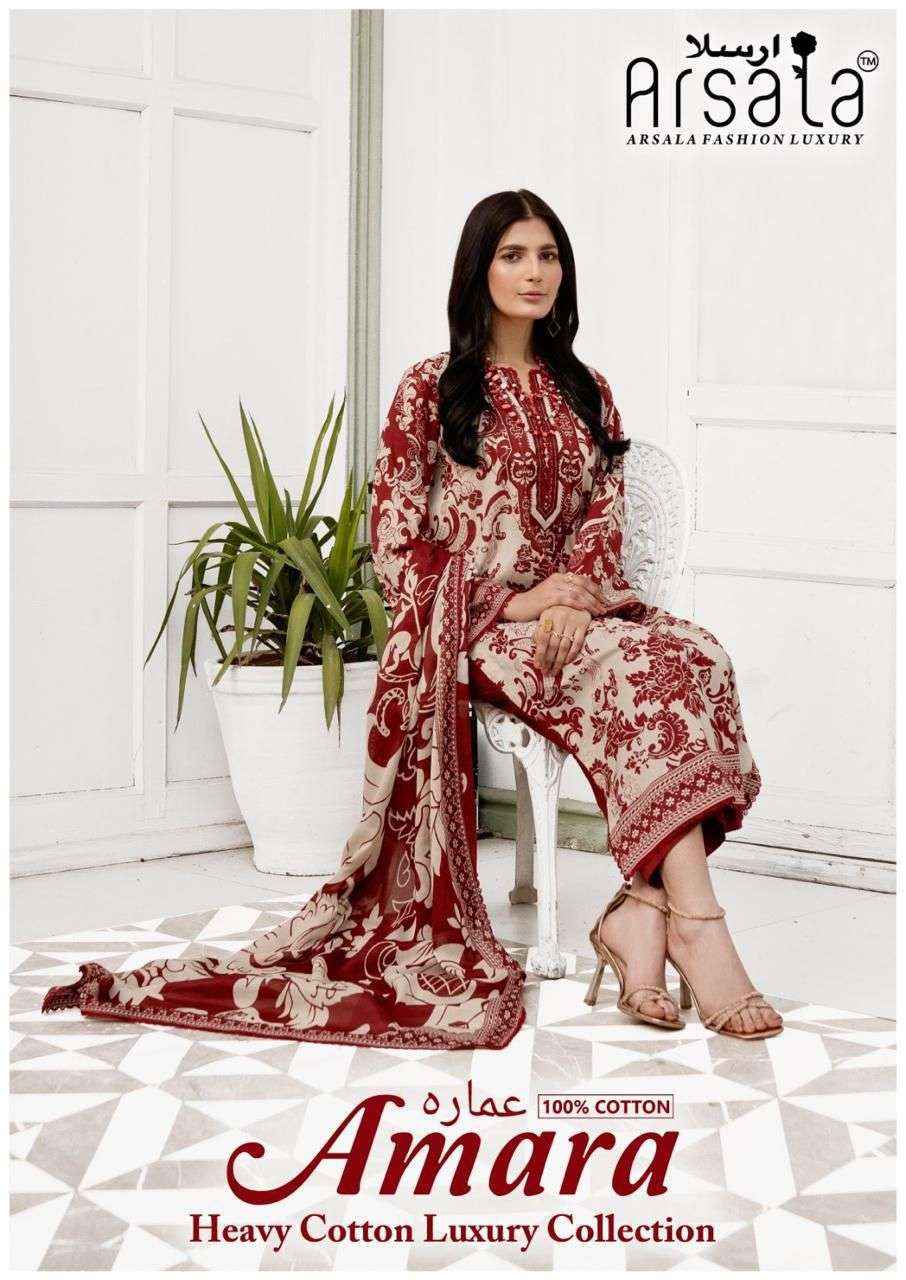 ARSALA FASHION AMARA SUIT WHOLESALE PRICE ( 6 PCS CATALOGUE )