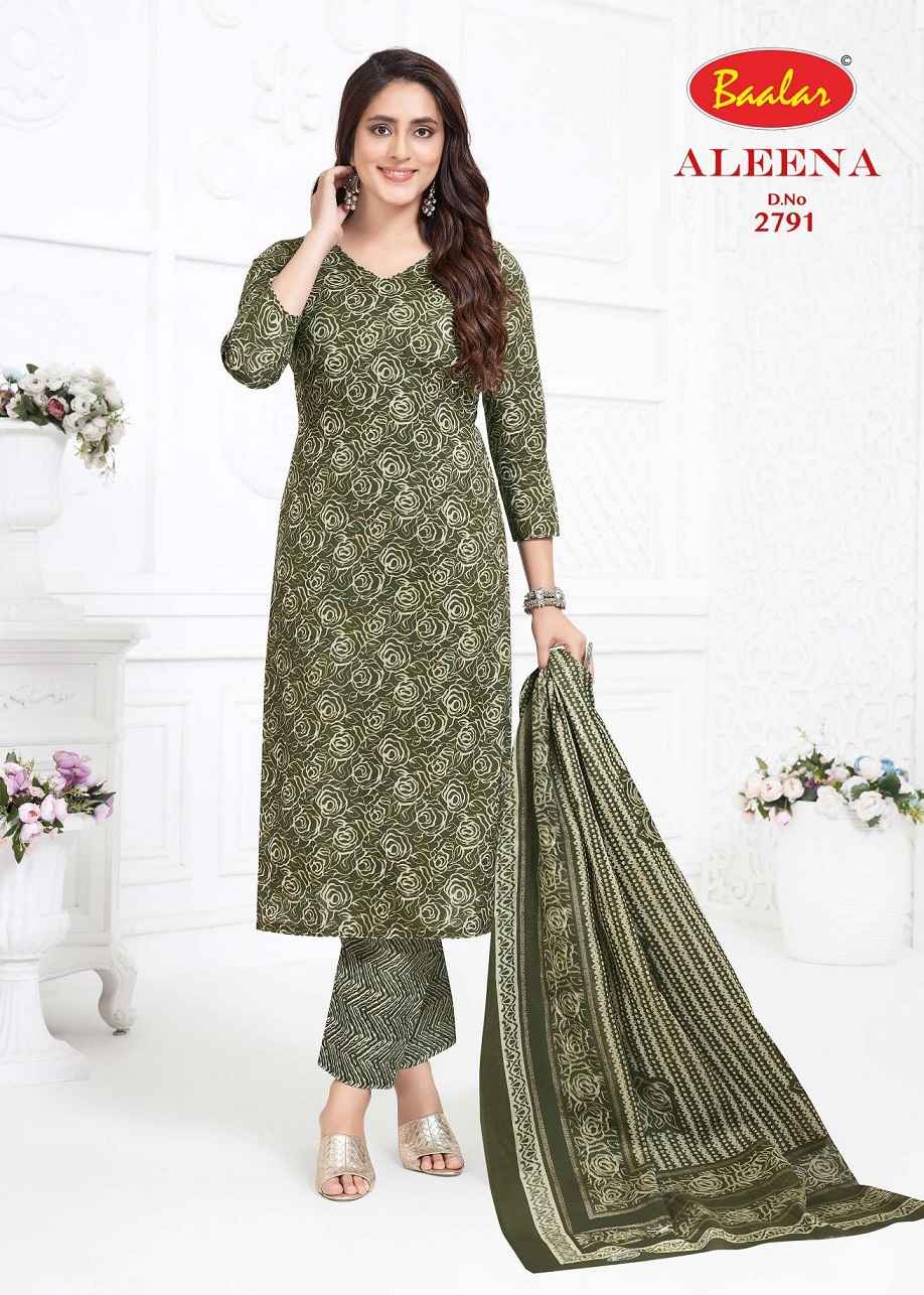 Baalar Cotton Aleena Vol-27 Pure Cotton Dress Material Wholesale Textile Market ( 12 Pcs Catalogue )