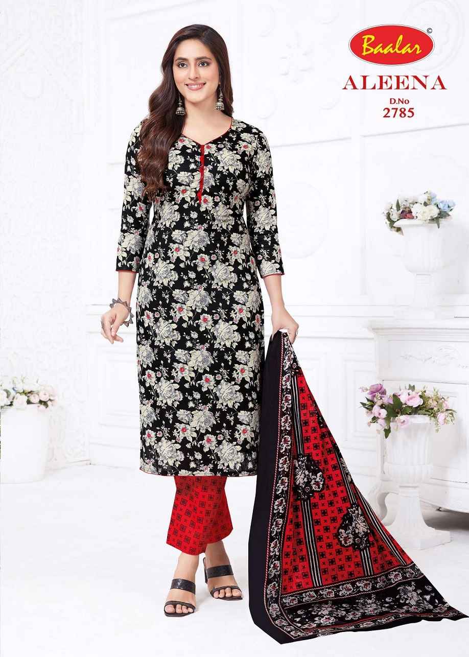 Baalar Cotton Aleena Vol-27 Pure Cotton Dress Material Wholesale Textile Market ( 12 Pcs Catalogue )