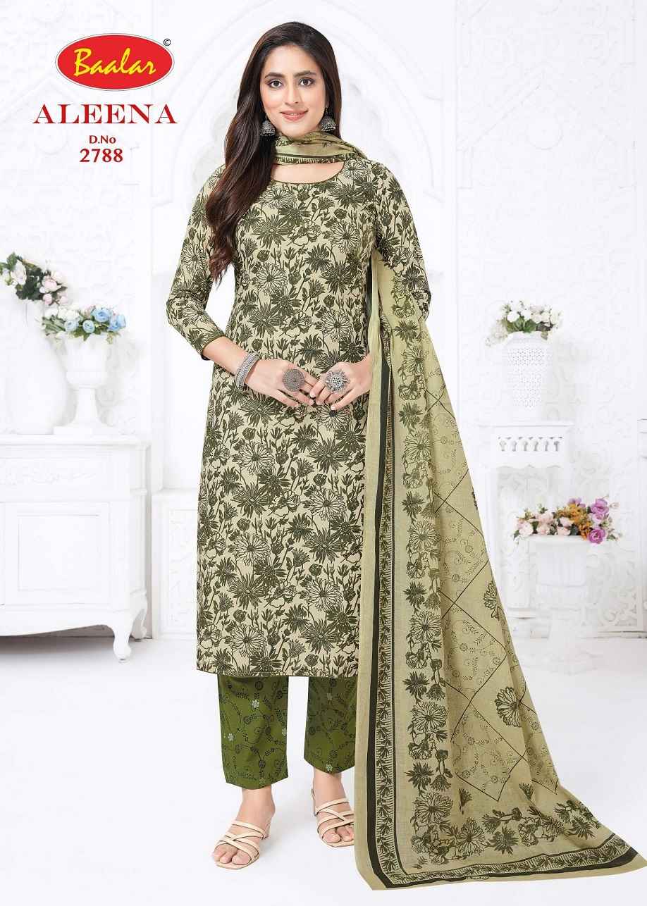 Baalar Cotton Aleena Vol-27 Pure Cotton Dress Material Wholesale Textile Market ( 12 Pcs Catalogue )